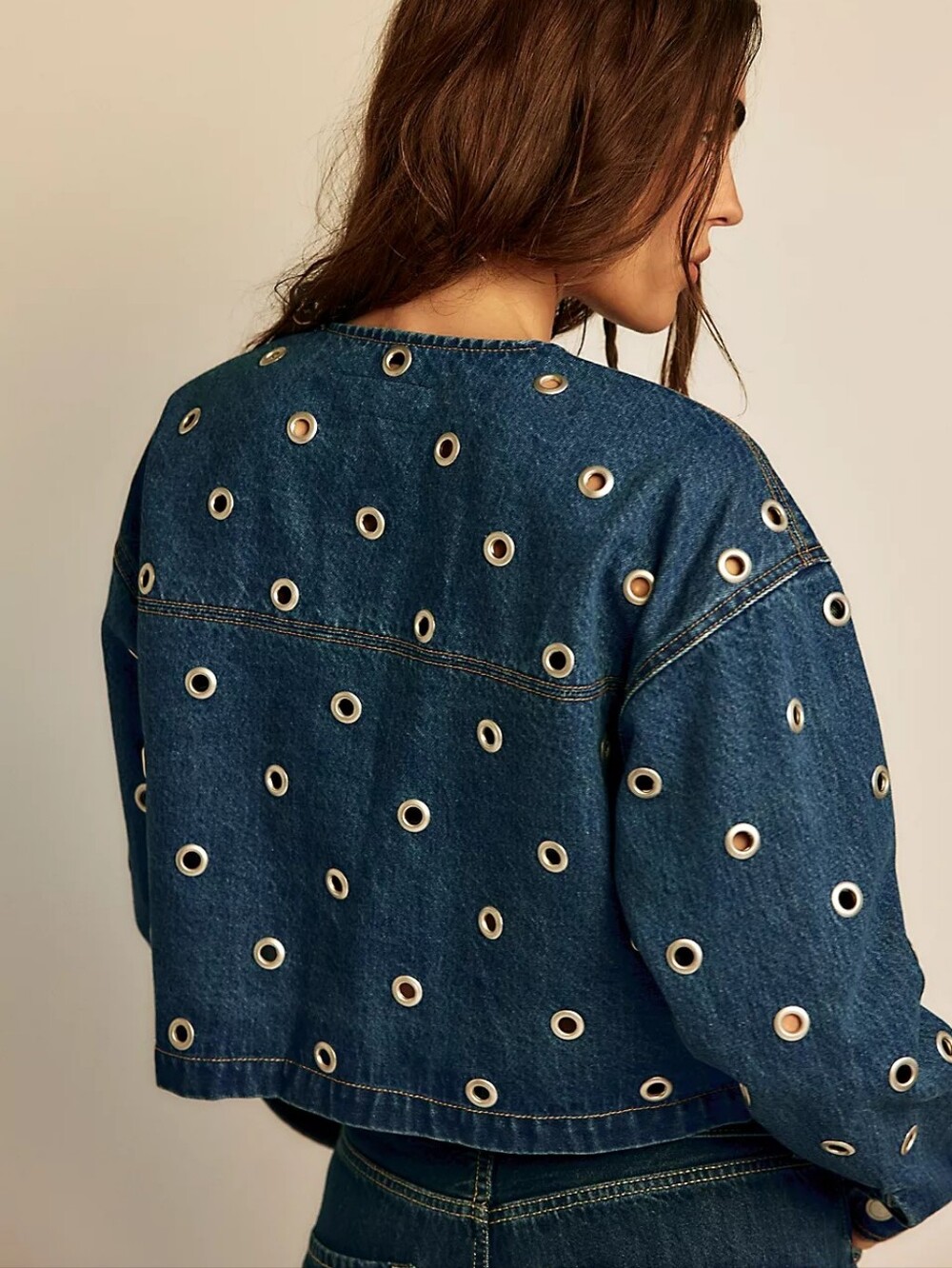 NWT Free People Blank NYC Silver Dreams Jacket - Picture 3 of 12